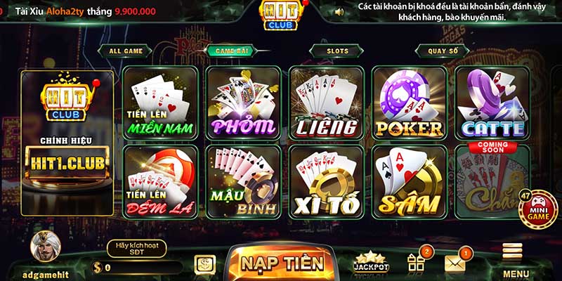 Vài thông tin về game bài kiếm tiền Hitclub uy tín hiện nay